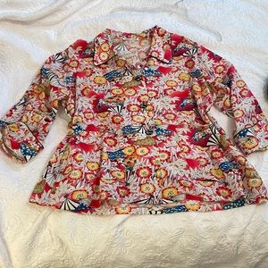 Oriental Motif Blouse or Jacket